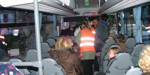 Des lves attentifs  la prvention des transports scolaires